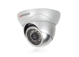 700TVL 1/3" CCD红外防水半球摄像机DS-2CC51A2P-IR1(IR3)